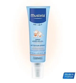 

POST-SOLAR MUSTELA SPRAY 125 ML baby kids moisturizes, soothes and cool.