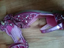 Girls Sandals Princess-Shoes Open-Toed Children ULKNN for Explosion-Models Korean-Version