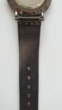 Reloj de pulsera de cuarzo y acero inoxidable para hombre, cronógrafo ultrafino de malla de lujo, masculino, envío gratis
