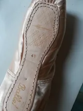 Yukigaga-zapatos de Ballet profesional para mujeres y niñas, zapatillas de baile con cintas, de satén