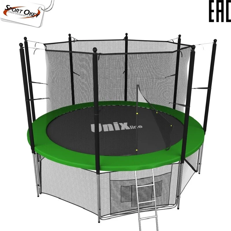 Батут UNIX line 8 ft inside (green)|Батуты| |