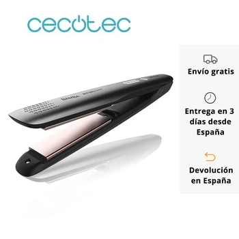 

Cecotec Hair Straightener 890 Titanium Plates Temperature Adjustment 140-200 ºC Auto Power Off 3m Protective Cord Silicone Plate