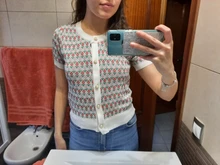 Woherb-suéteres de moda para mujer, suéter corto Floral, Tops finos, cárdigan de punto Vintage holgado, botonadura única, ropa coreana