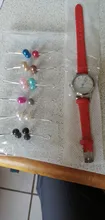 1PC de moda para chicas de cuero niño horas gato negro reloj pulsera de cuarzo estudiantes niños Rosa Reloj análogo reloj relojes de pulsera