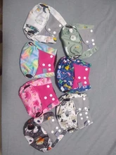 Mordedor venta al por mayor 4 unids/set bebé lavable pañales de tela café cubierta de pañal ajustable & reutilizable pañales de bolsillo envío gratis