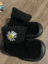 Zapatos cálidos de invierno para niños, calcetines, calcetín grueso cepillado, botines para bebés, suelas blandas