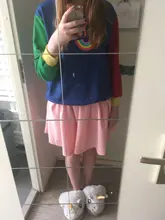 Falda plisada de cintura alta para mujer, minifalda bonita de baile para chicas, Cosplay, negra y blanca, minifaldas a la moda para mujer