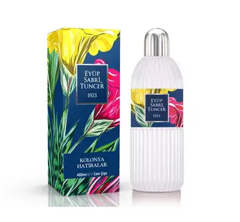 

Eyüp Sabri Tuncer Memories Scented Bottle Glass 400 ml Turkish Cologne Disinfectant with Alcohol