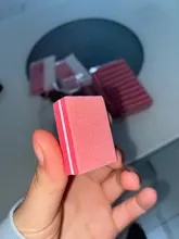 Mini bloques de doble cara para limas de uñas, esponja colorida, tira de tope de lijado, herramientas de manicura de pulido, 10/25/50 Uds. Por lote