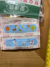 Tirita para hemostasia para niños, vendajes adhesivos impermeables y transpirables con bonitos dibujos, botiquín de primeros auxilios, yeso para heridas, 100 Uds.