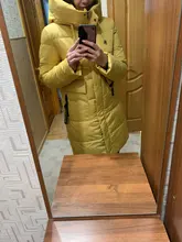 Women Jacket Collection Winter Parka Windproof Coat-Length New MIEGOFCE Contrast-Design