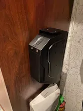 Caja fuerte de acero de alta calidad para pistolas de seguridad, Caja de Seguridad Biométrica con huella dactilar y llave de repuesto