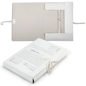 

Folder for papers with 4 strings White 380g/m2