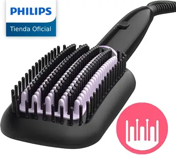 

Philips, BHH880/00, hair straightener brush, ceramic for heat straightening, hair molding, 2 temperature positions