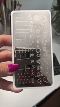 XMQ-placas de estampado para manicura, placa de imagen de encaje, herramientas de impresión de uñas de Año Nuevo, 6x12cm