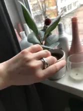 Plata Vintage Bohemia Color geométrico Irregular Anillos para las mujeres boda ajustable antiguo declaración Anillos