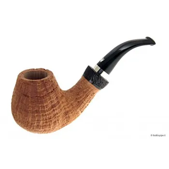 

Fiamma di Re - Epica Mida - Sandblast with bog oak inlay - Bent Billiard
