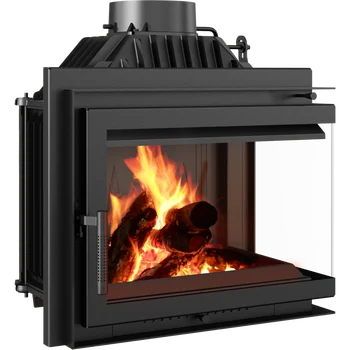 

Traditional STEEL fireplace iSIMPLE M / S 8 right BS, Fireplace insert, Air inserts from producer KRATKI