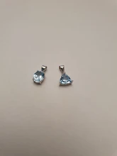 JewelryPalace-anillo de compromiso plata de primera ley y Topacio azul para mujer, sortija, plata esterlina 925, piedra preciosa, 925 anillos de plata esterlina solitario