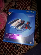 Pistola de pegamento de fusión en caliente de 150W, con Control de temperatura para el hogar, manualidades, fabricación Industrial, uso de barras de pegamento de 11mm, boquilla de cobre puro