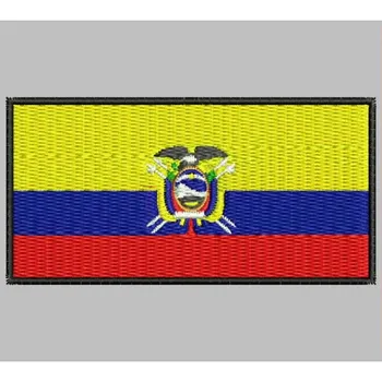 

Bandera ECUADOR para mascarilla parche bordado Iron patch toppa ricamata gestickter patch patch brode