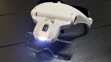Headband Magnifier Glass-Lamp Led-Light 5-Lens loupe Adjustable for Read-Look