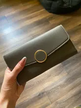 Billeteras largas de lujo con forma redonda para mujer, carteras largas, tarjetero, monedero, bolso de mano para teléfono