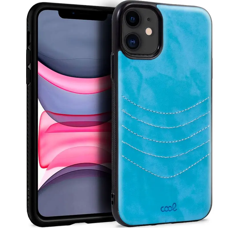 Кожаный чехол для IPhone 11 с вышивкой | Мобильные телефоны и аксессуары