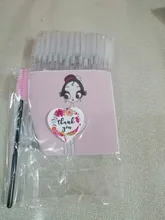 Varitas de rímel de cristal 3D, 50 Uds., microaplicadores de pestañas transparentes, venta al por mayor