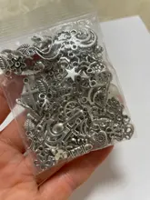 30 Uds. De abalorios variados de Metal Vintage para fabricación de joyas, abalorios de pájaros, colgante de pulsera DIY, accesorios de encaje negro