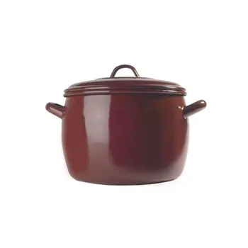 

High pot 32CM C/domed lid IND A/ESM star tile