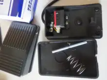 Controlador momentáneo de Pedal, interruptor de pie de alimentación eléctrica, CA 250V 10A 1 NO 1 NC SPDT