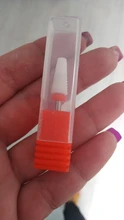 Broca de clavo de cerámica Bullet de 3/32 pulgadas, fresa giratoria para manicura y pedicura, accesorios de taladro eléctrico