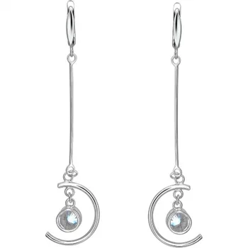 

Esthete earrings with cubic zirconia