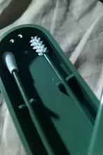 Bastoncillos de algodón reutilizables para limpieza de orejas, bastoncillos de silicona para cosméticos, para limpieza de maquillaje y táctil, envío directo, 2 uds.