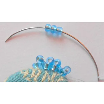 

14001 needles curved beaded No. 4, 9, 2 PCs pony