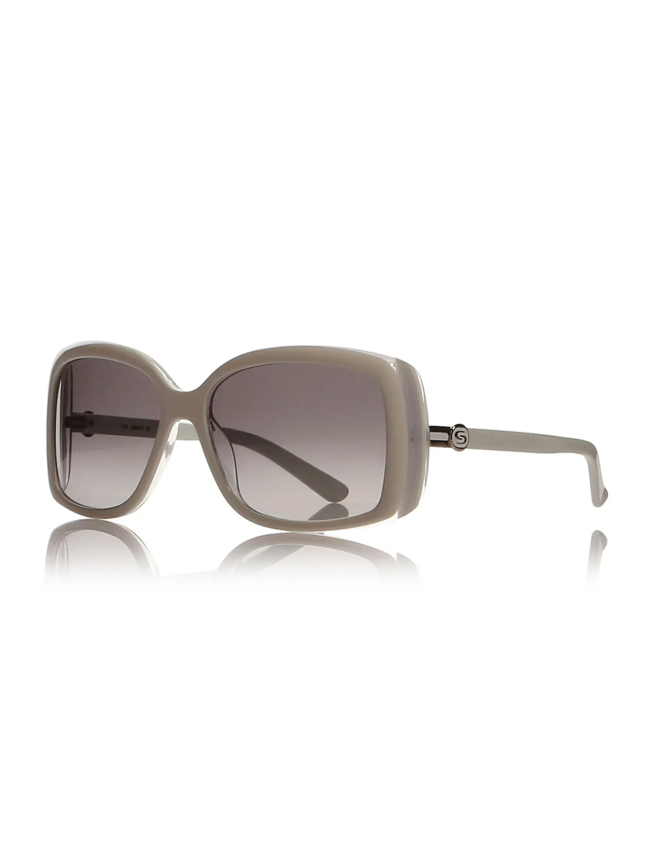 

Women's sunglasses S. C 4108 01 bone white organic rectangle rectangular 58-16-135 suncity