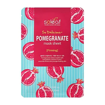 

Fabric mask soleaf so delicious Pomegranate Mask Sheet