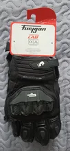 Guantes de cuero para motociclista para hombres, accesorio para manos de motociclista masculino, de color negro y blanco, guantes de equipo de carreras de carretera, para verano e invierno
