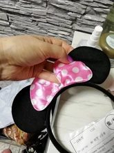 Las niñas Mickey Minnie diadema niños princesa fiesta accesorios pelo banda para Halloween cumpleaños Navidad