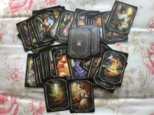 Creativo De Fin De Siecle Kipper cartas del Tarot 39 unids/set inglés completo adivinación tarjeta De juego con PDF guía fiesta juego Juguetes