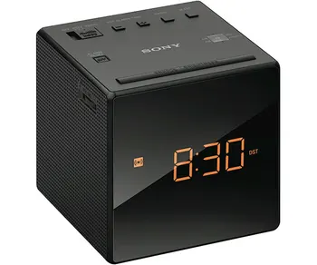 

SONY ICF-C1 BLACK CLOCK RADIUS BUILT-IN AM/FM ALARM ANALOG GRADUAL POWER 100mW
