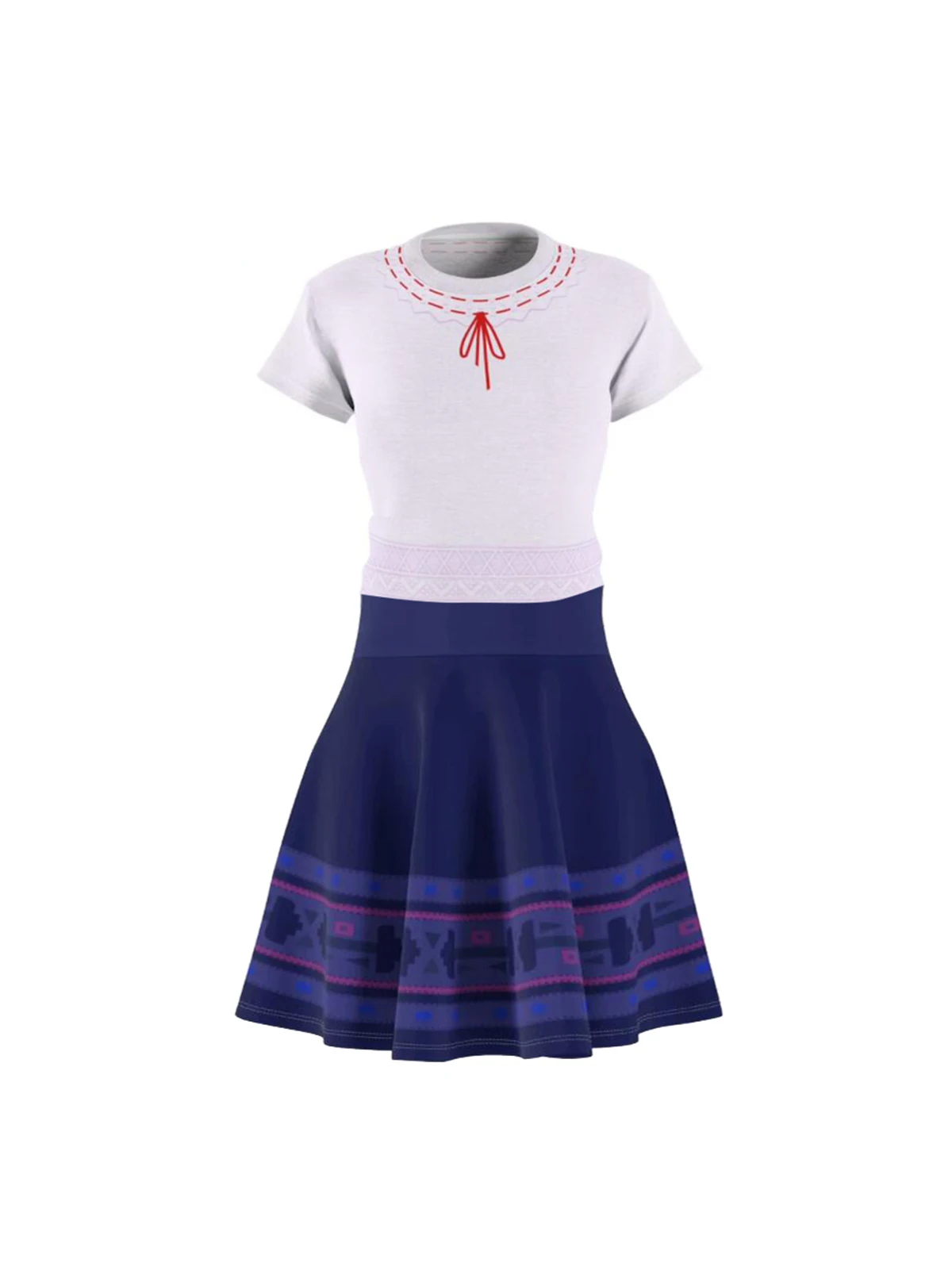 Encanto Mirabel Dress Abito Cindsa Abito Dolores Abito N1 Ela Encanto Costume Mirabel Madrigal Costume Floreale Manica Svolazzante