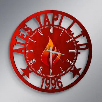 

Companies With Custom Logo Wooden Promotional Wall Clock (10-50-100 PCs)-A2
