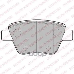 Колодки Тормозные Skoda Octavia 04-/Superb 08-/Vw Caddy/Touran 10- Задние Delphi Lp2178 Delphi арт. LP2178