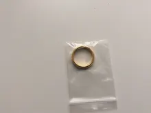 Anillo de compromiso dorado de lujo para pareja, joyería fina de estilo Simple a la moda, regalo de aniversario para hombre y mujer