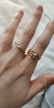 IPARAM-Conjunto de 4 anillos de circonita de cristal para mujer, juego de anillos de oro 2020, set de anillos de compromiso bohemios vintage para mujer, joyería para fiesta