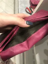 Bolso largo doble pliegue de famosa marca para mujer, billetera de cuero de nobuk con cordón, cremallera, billetera de gamuza, bolso de mano femenino