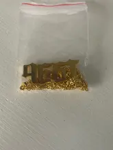 Collar de acero inoxidable hecho a mano con número para mujer y niña, Color dorado, Collares personalizados, 1995, 1996, 1997, 1998, 1999