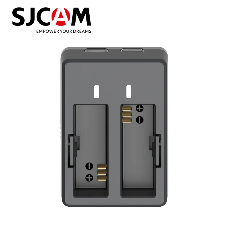Двойное зарядное устройство SJ4000 с usb кабелем для экшн камеры SJCAM SJ4000AIR SJ5000X SJ5000 Plus
